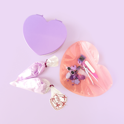 Heart Shaped Jewelry Box Whipped Decoden Charm Kit