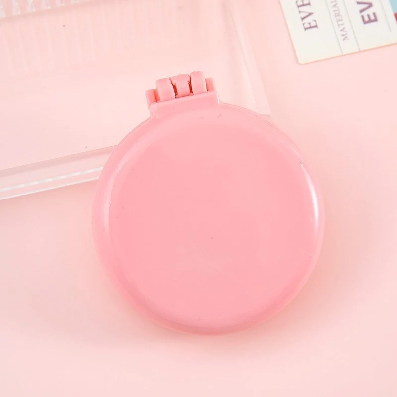 Compact Hairbrush with Mirror & Whipped Decoden Charm Kit