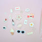 white decoden glue charm kit junk case accessories