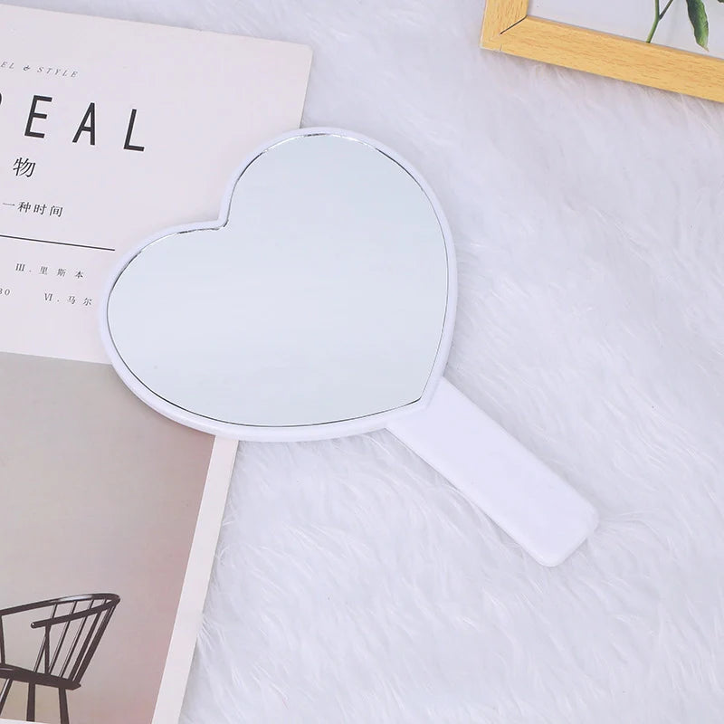 Heart Shaped Handheld Mirror Deco Kit